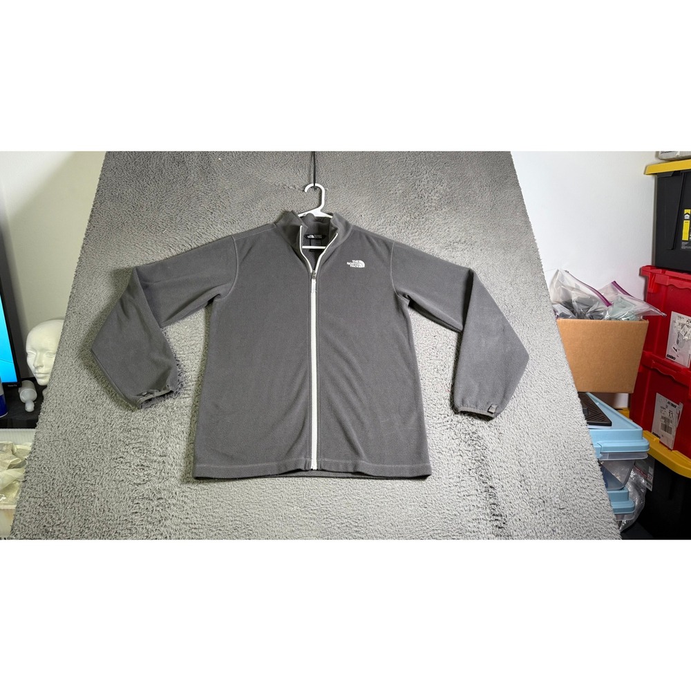 The North Face Fleece Jacket Full Zip Gray‎ Boys XL (18-20)